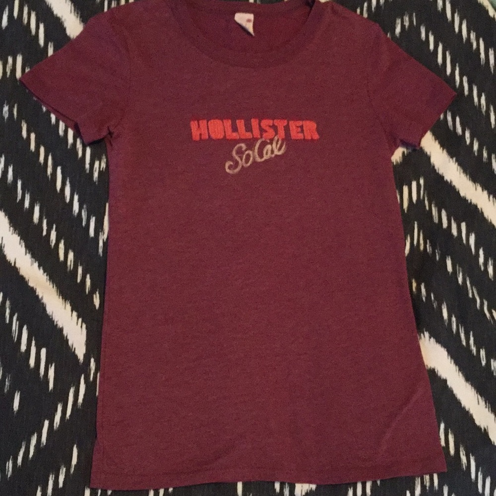 Hollister Burgundy Tee